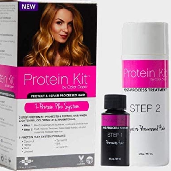 NWT Color Oops Protein Kit 7: 2 Step Process to Protect & Repair Damaged Hair - Picture 2 of 5